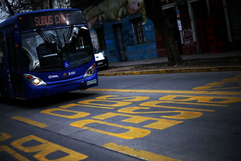 transporte publico santiago miércoles 30