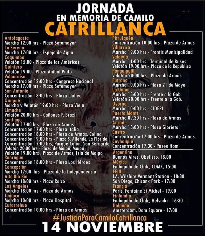 marchas catrillanca