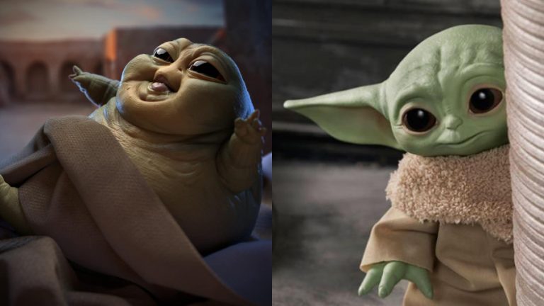 Baby Jabba vs baby yoda