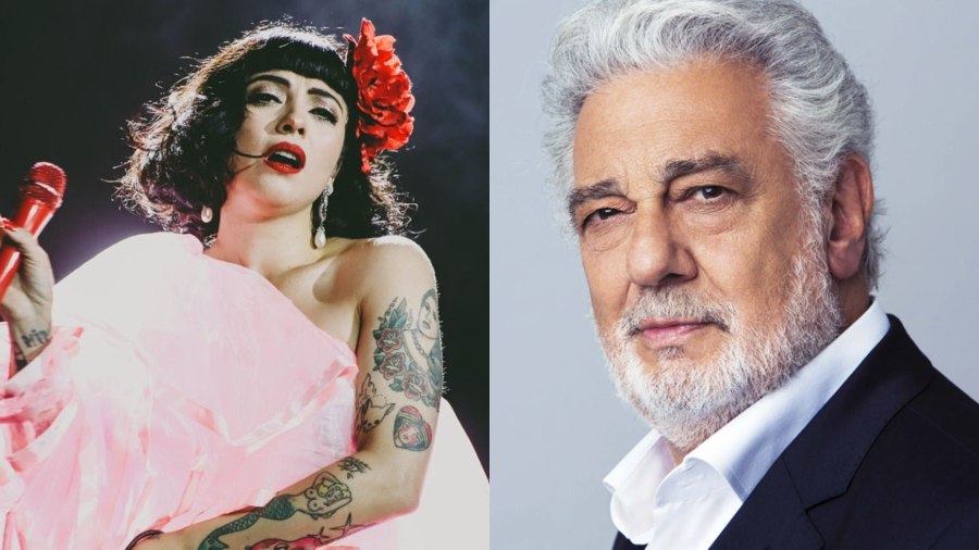 Mon Laferte Plácido Domingo