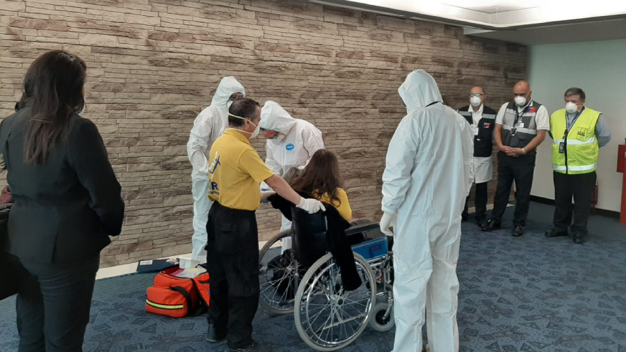 Coronavirus aeropuerto web