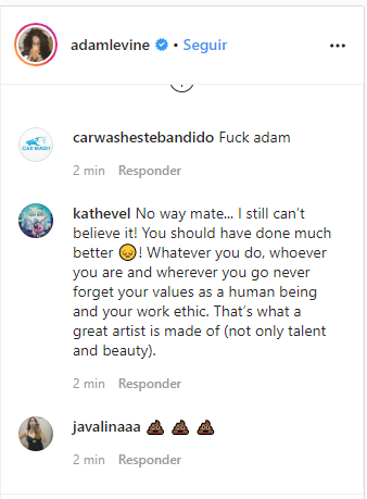 Pantallazo Maroon 5 Levine 4