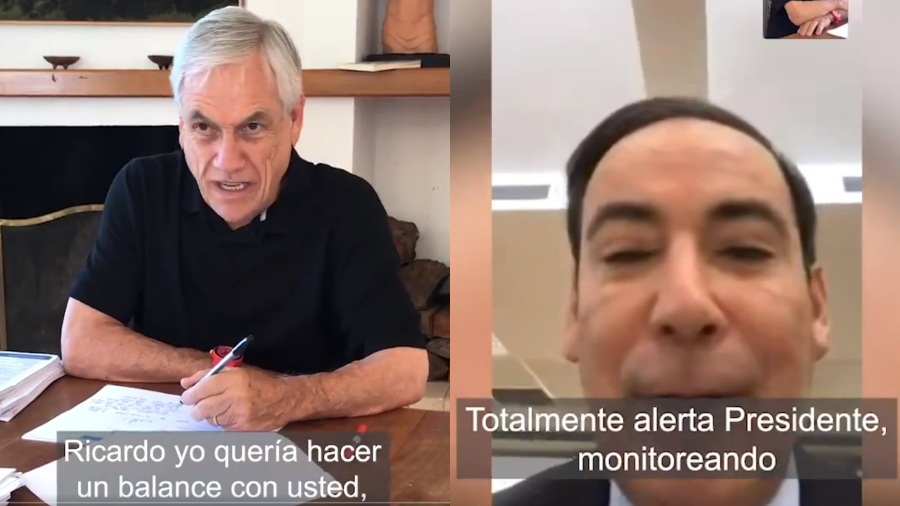 Piñera video web