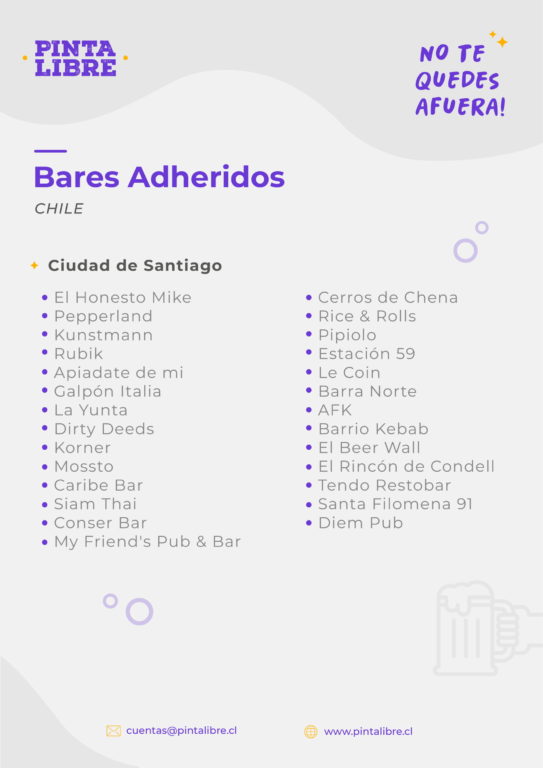 Pinta libre partners chile cerveza