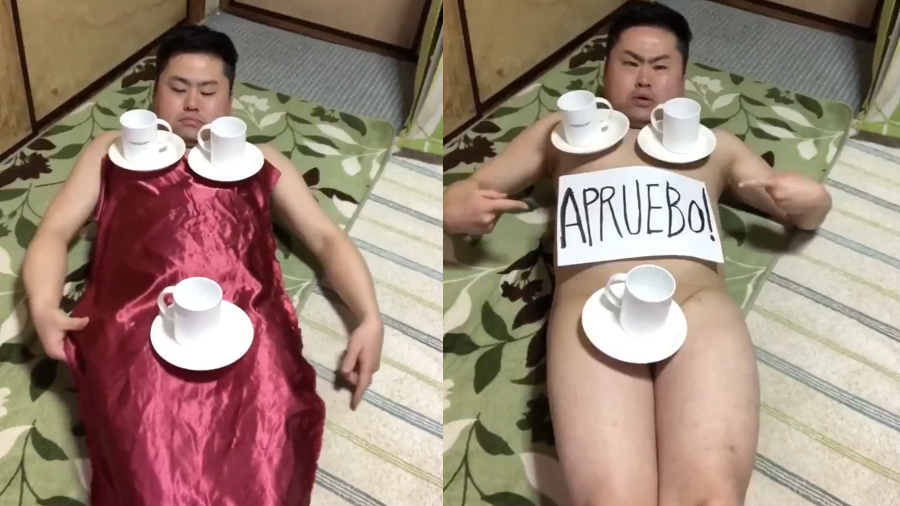 Japonés taza apruebo