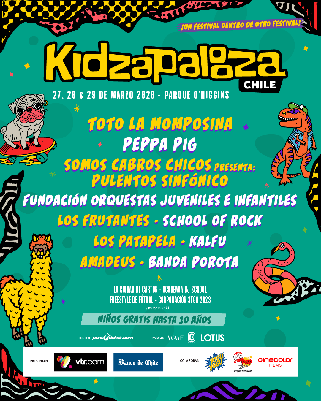 Lineup Kidzapalooza