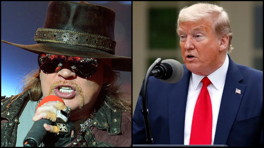 Axl Rose Trump
