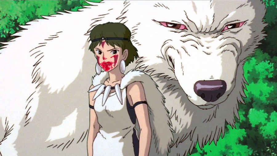 Princesa mononoke ghibli weinstein