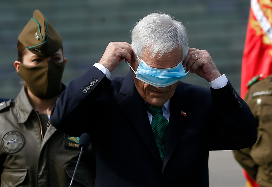 Piñera mascarilla agencia uno web