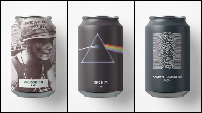 Portadas discos cerveza lata