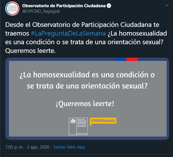 Foto condición sexual homosexualidad