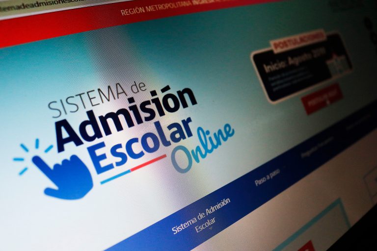 Sistema de admisión escolar web