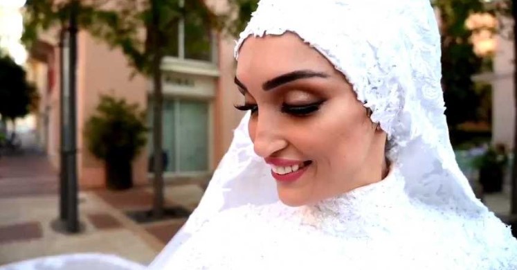 Novia explosión beirut