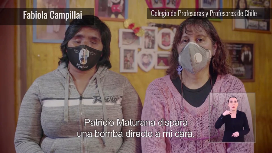 Fabiola Campillai franja apruebo