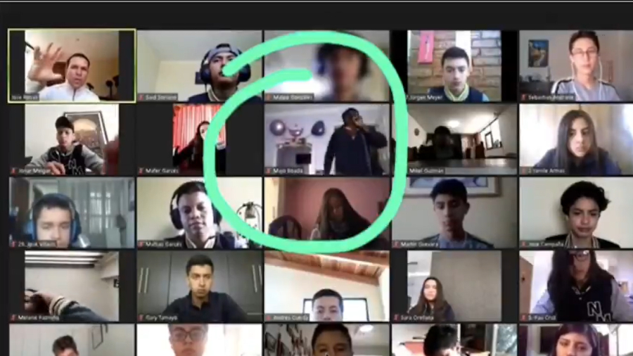 Joven estudiante asaltada en clase de zoom