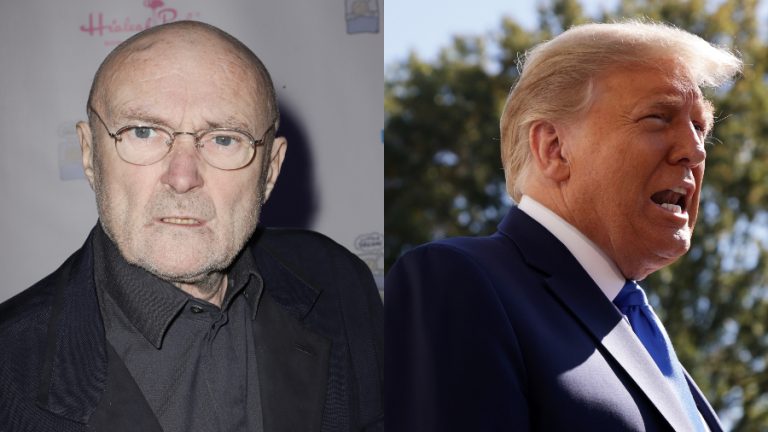 Phil Collins Cease and desist trump