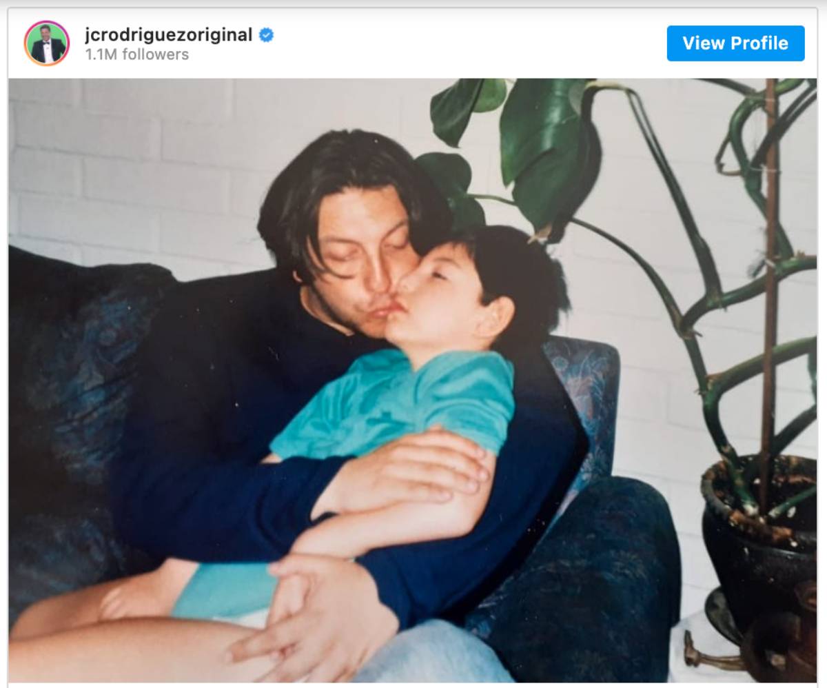 JC Julio César Rodríguez Foto Inédita Hijo