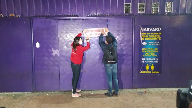 Espacio Harvard clausurado twitter