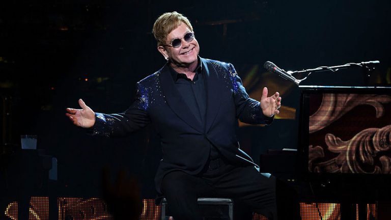 Elton John Performs "The Million Dollar Piano" At The Colosseum At Caesars Palace In Las Vegas On New Year's Eve