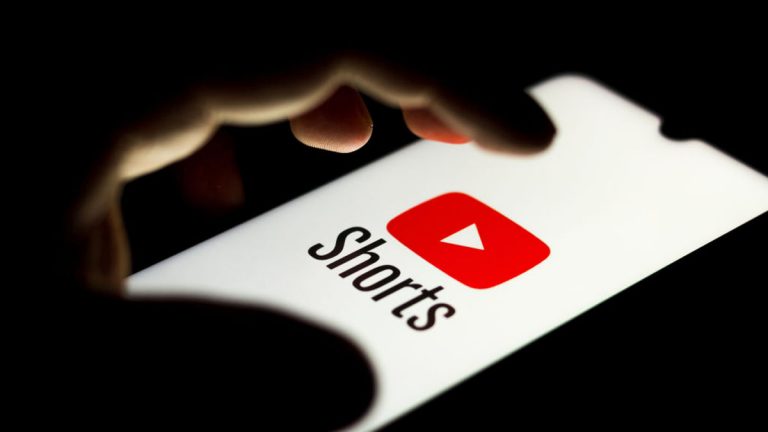 In This Photo Illustration A YouTube Shorts Logo Is Seen