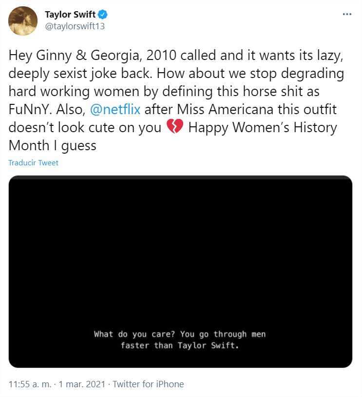 Taylor Swift Netflix Ginny Georgia