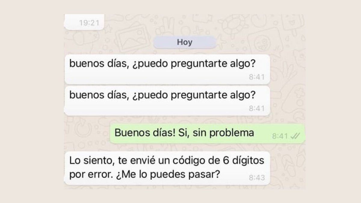 Whatsapp Código 6 Dígitos