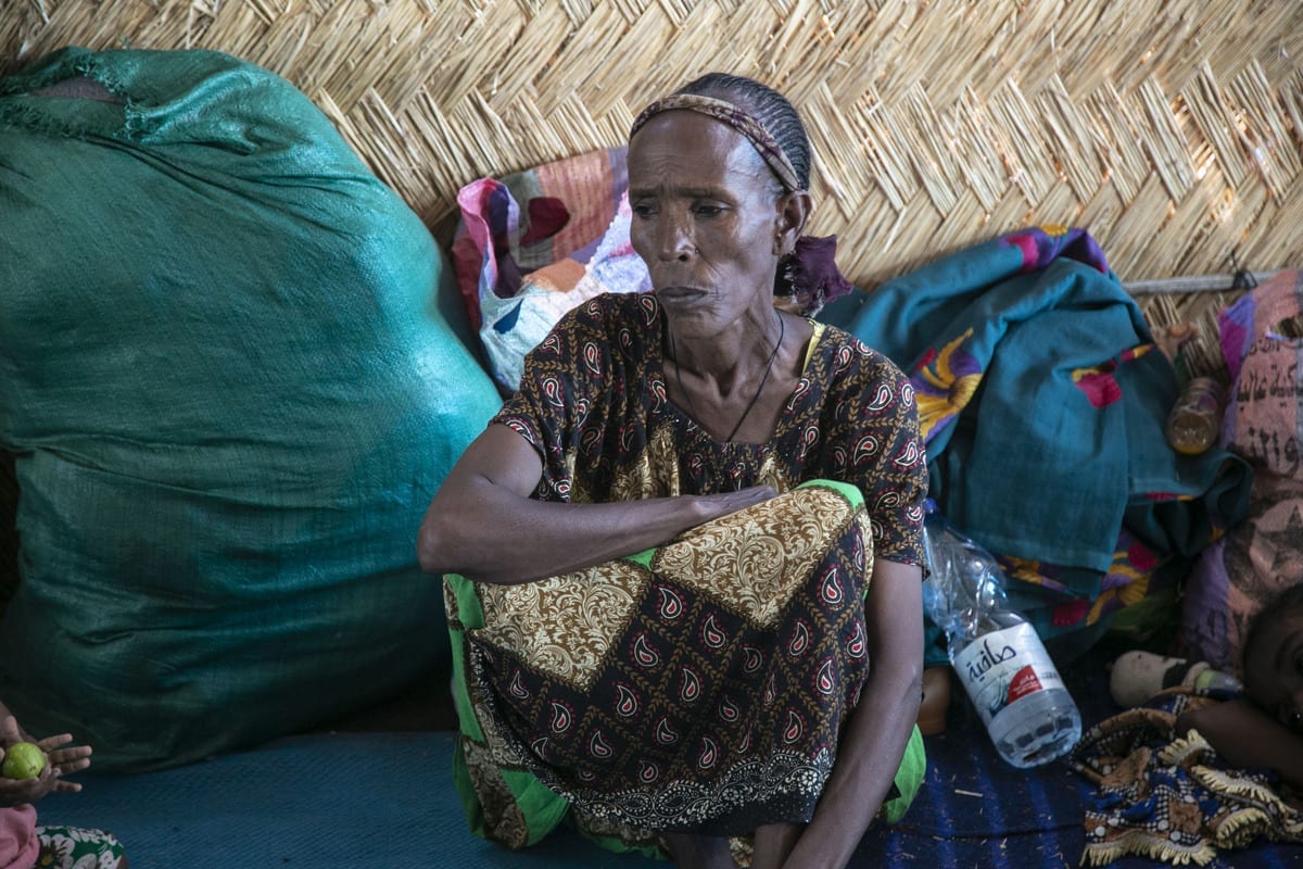 Etíopes, Que Huyeron Del Conflicto En La Región De Tigray, Son Vistos En Un Campo De Refugiados En Sudán 14 De Diciembre De 2020 Fotografía  Mahmoud Hjaj