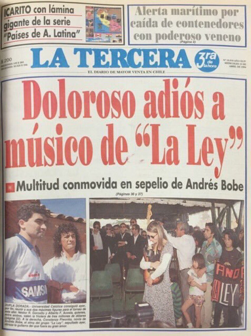 La Tercera 10 De Abril De 1994