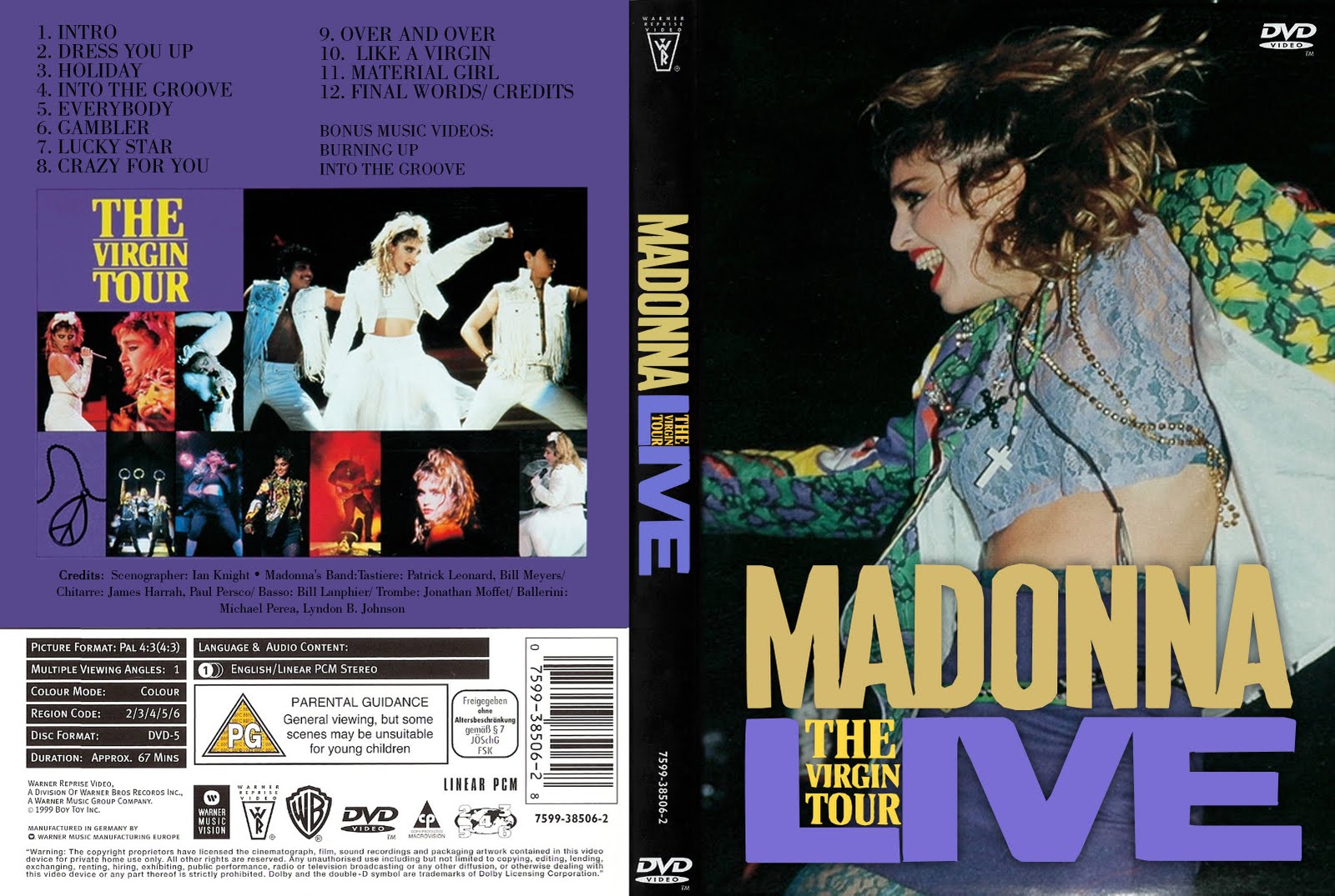 Madonna The Virgin Tour, 1985