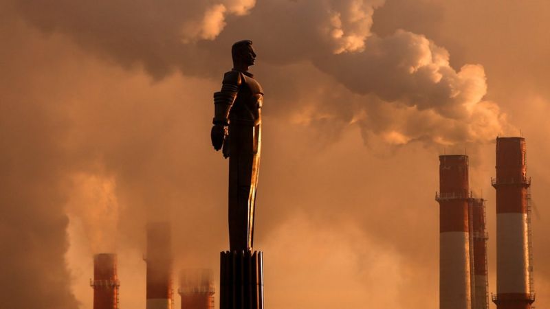Monumento A Gagarin En Rusia