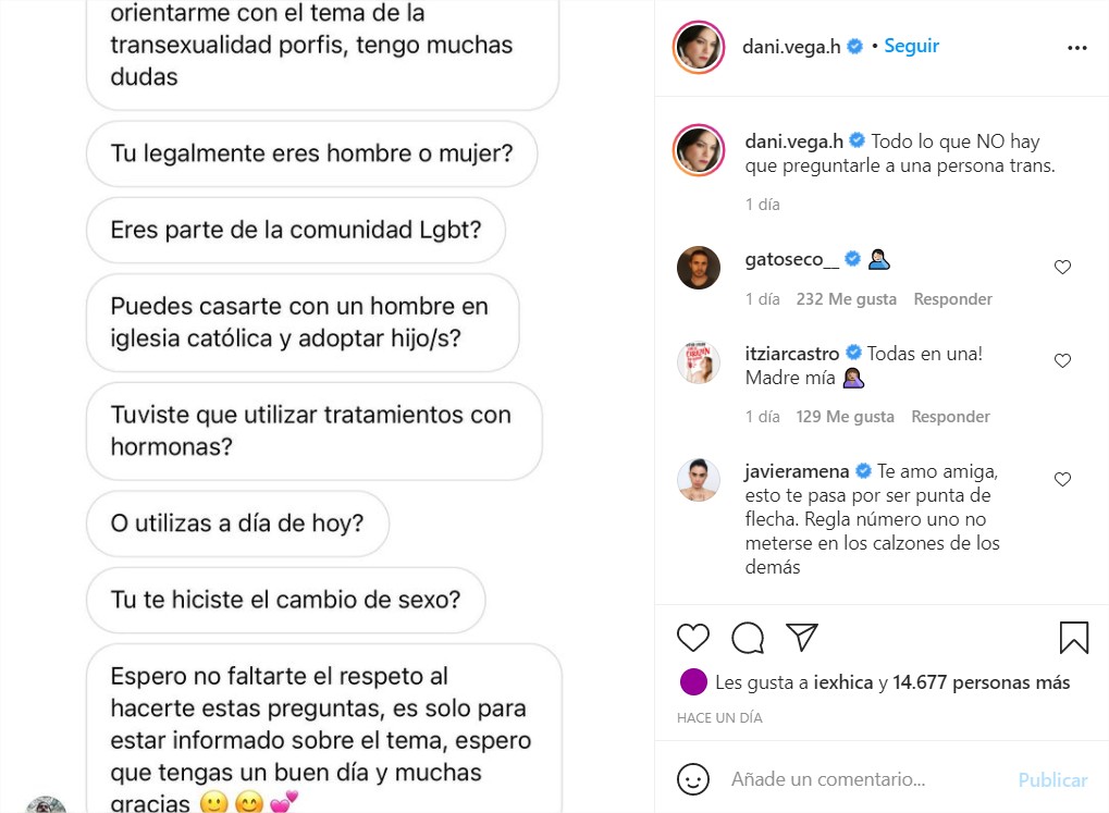 Daniela Vega Instagram