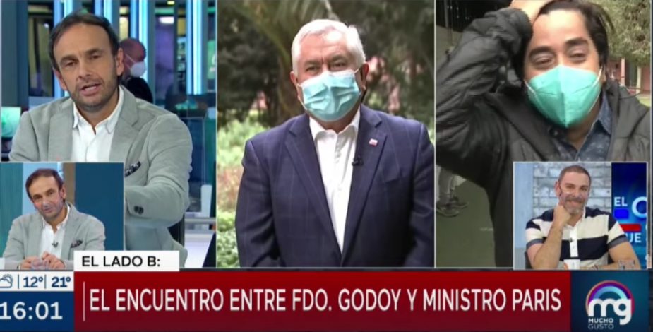 Ministro Paris Y Fernando Godoy