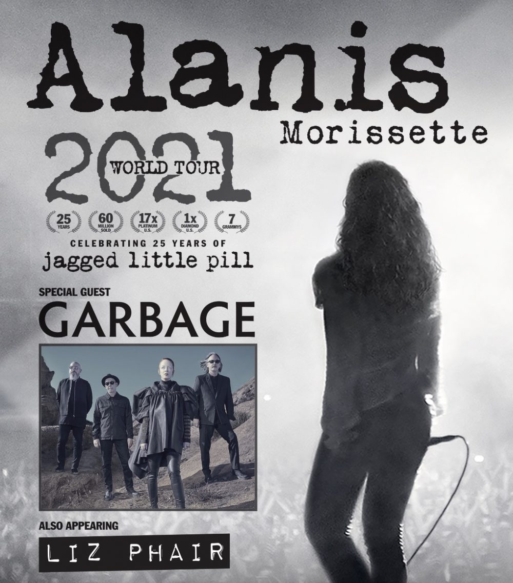 Alanis Morissette Garbage Tour