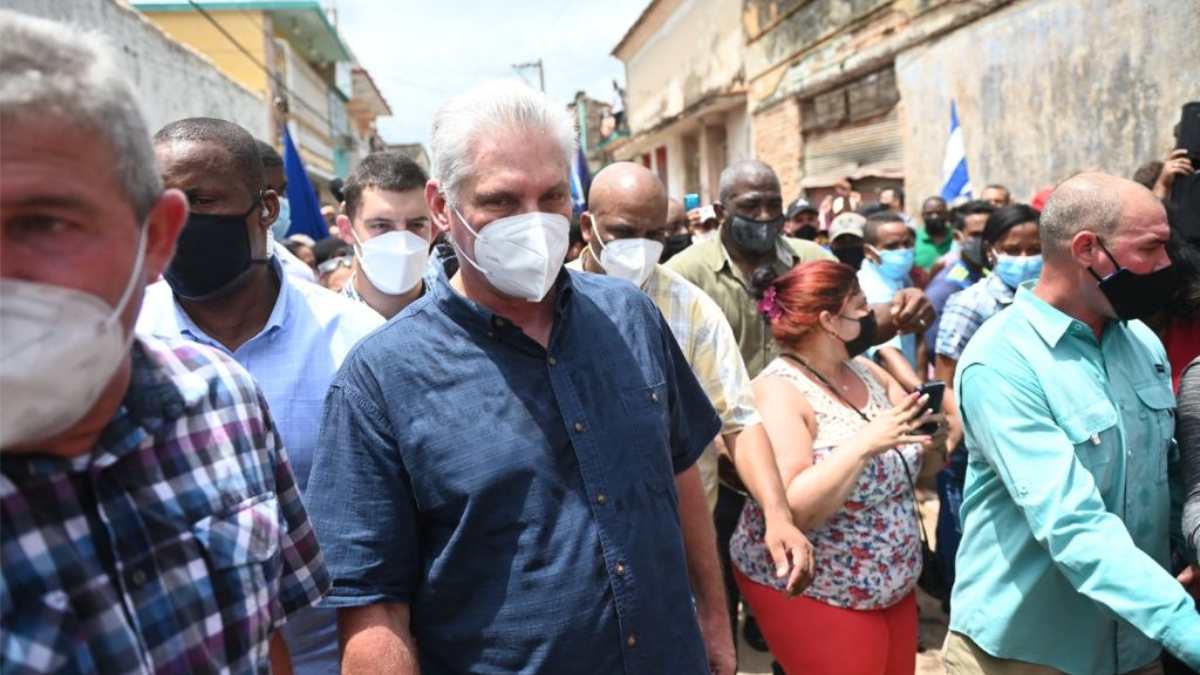 Cuba Protestas Díaz Canel