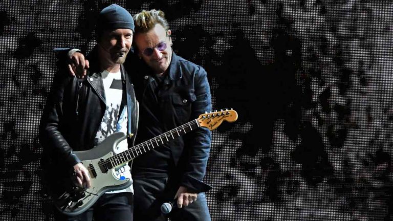 The Edge U2 Bono