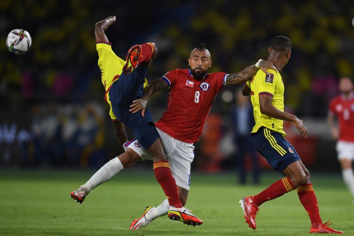 Colombia Chile Arturo Vidal
