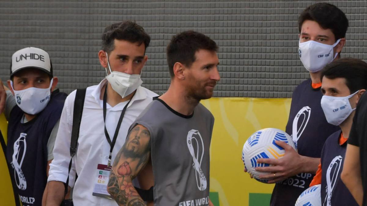 Partido Brasil Argentina Lionel Messi