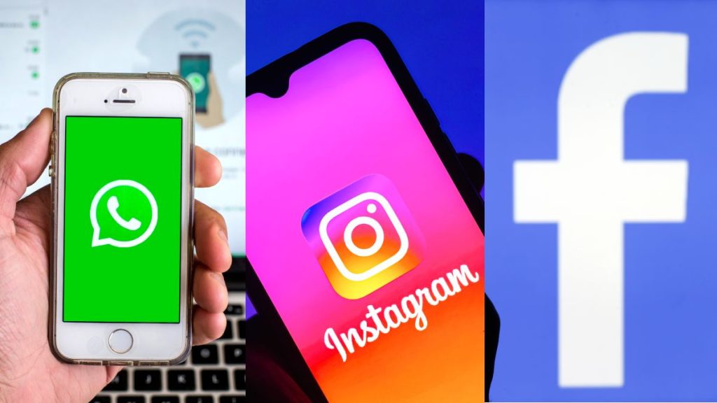 Whatsapp Instagram Facebook