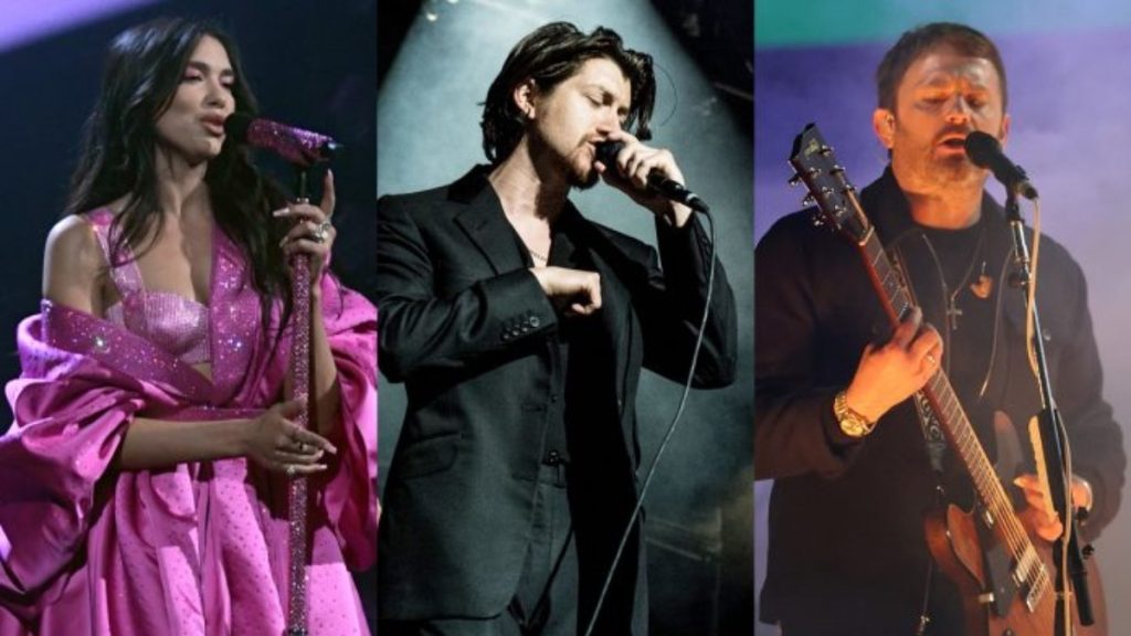 Dua Lipa Arctic Monkeys Kings Of Leon