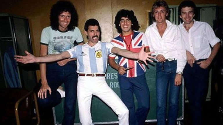 Freddy Mercury Queen Diego Armando Maradona