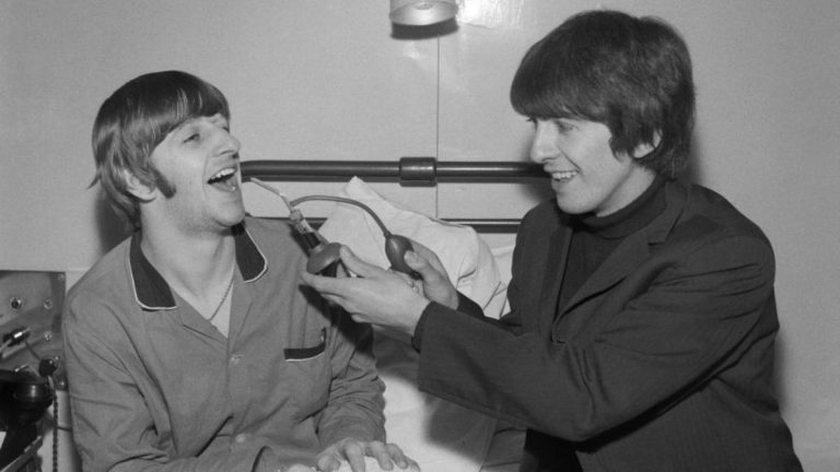 George Harrison Ringo Starr The Beatles