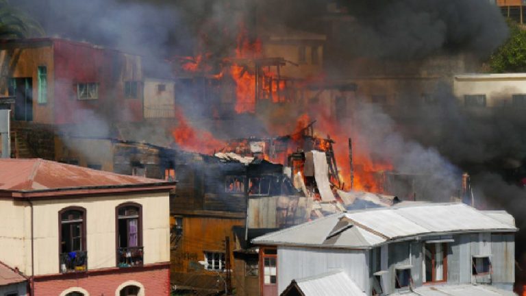 Incendio En Valparaiso