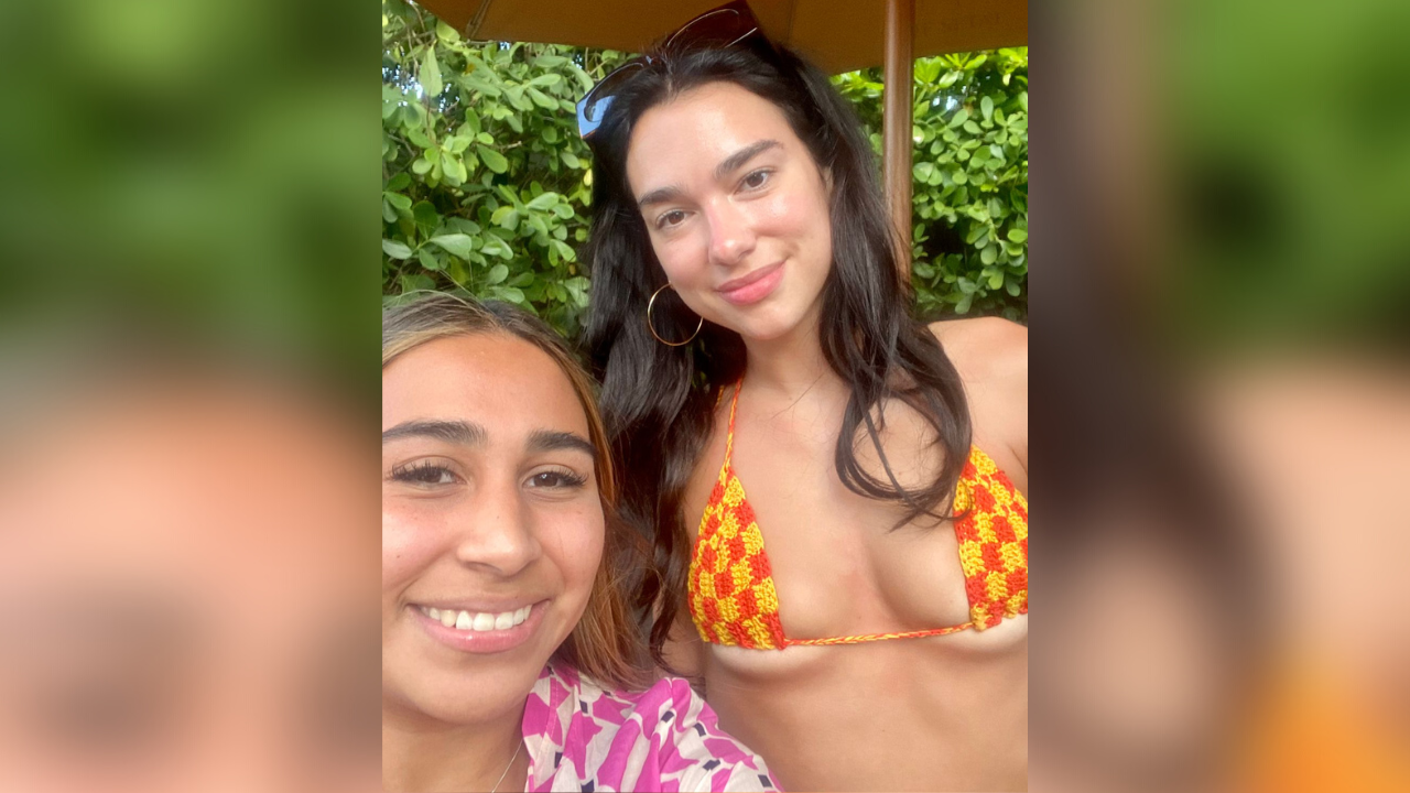 Dua Lipa y artista chilena