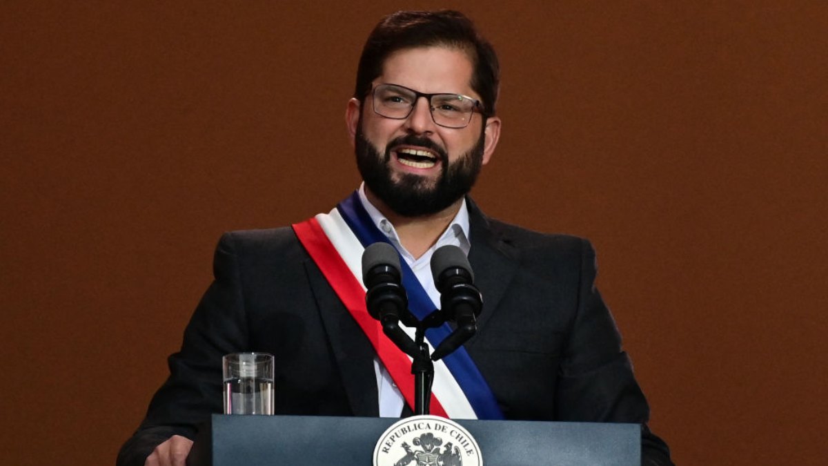 Gabriel Boric En La Moneda