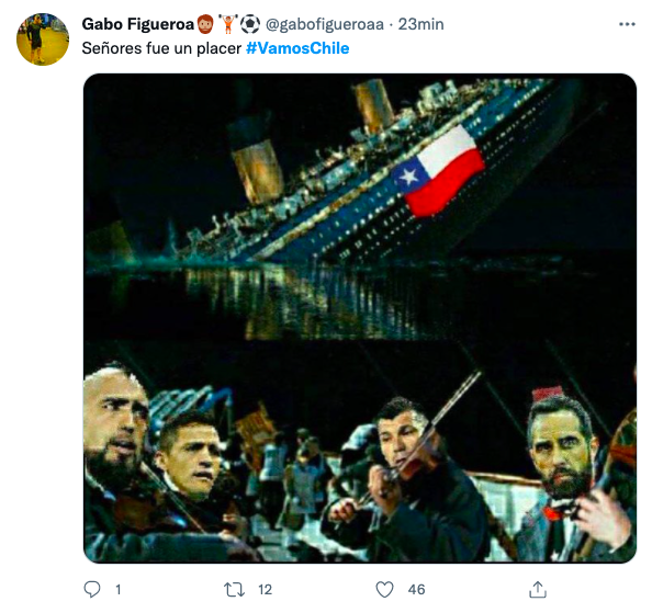 Meme Chile Uruguay Titanic