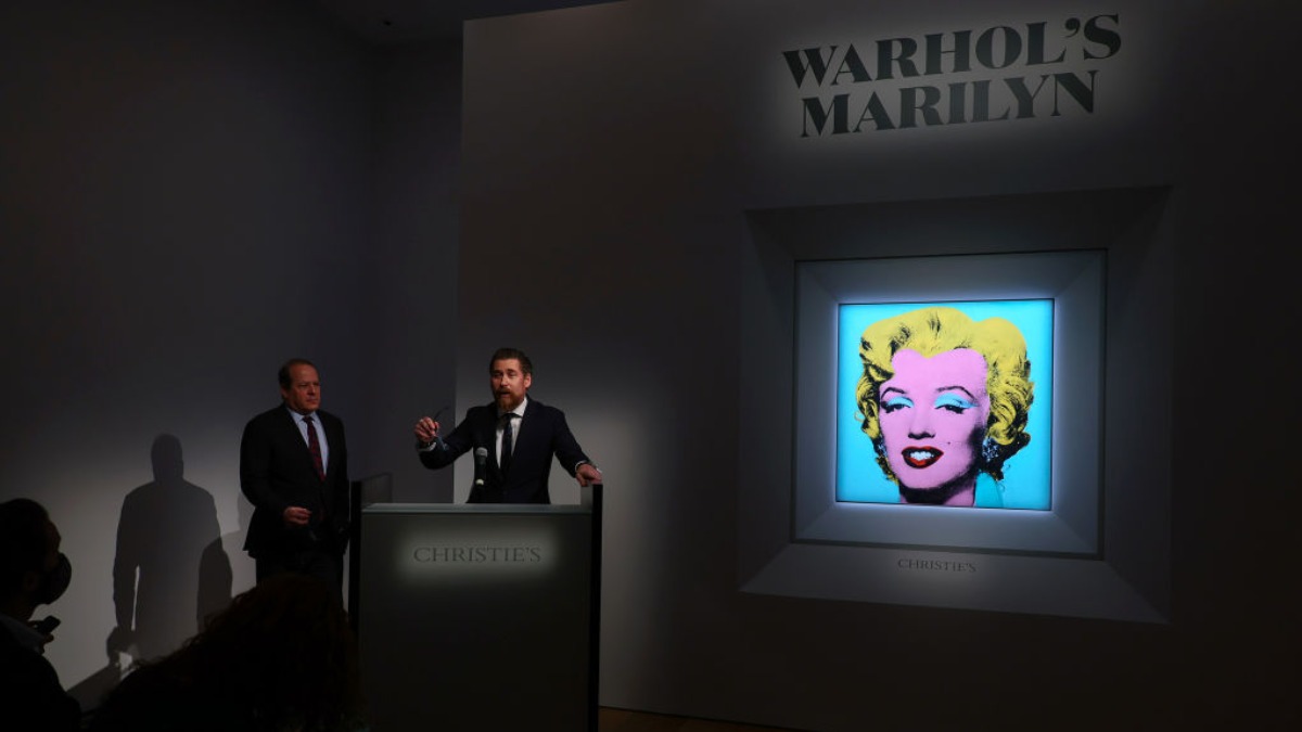 Shot Sage Blue Marilyn Andy Warhol