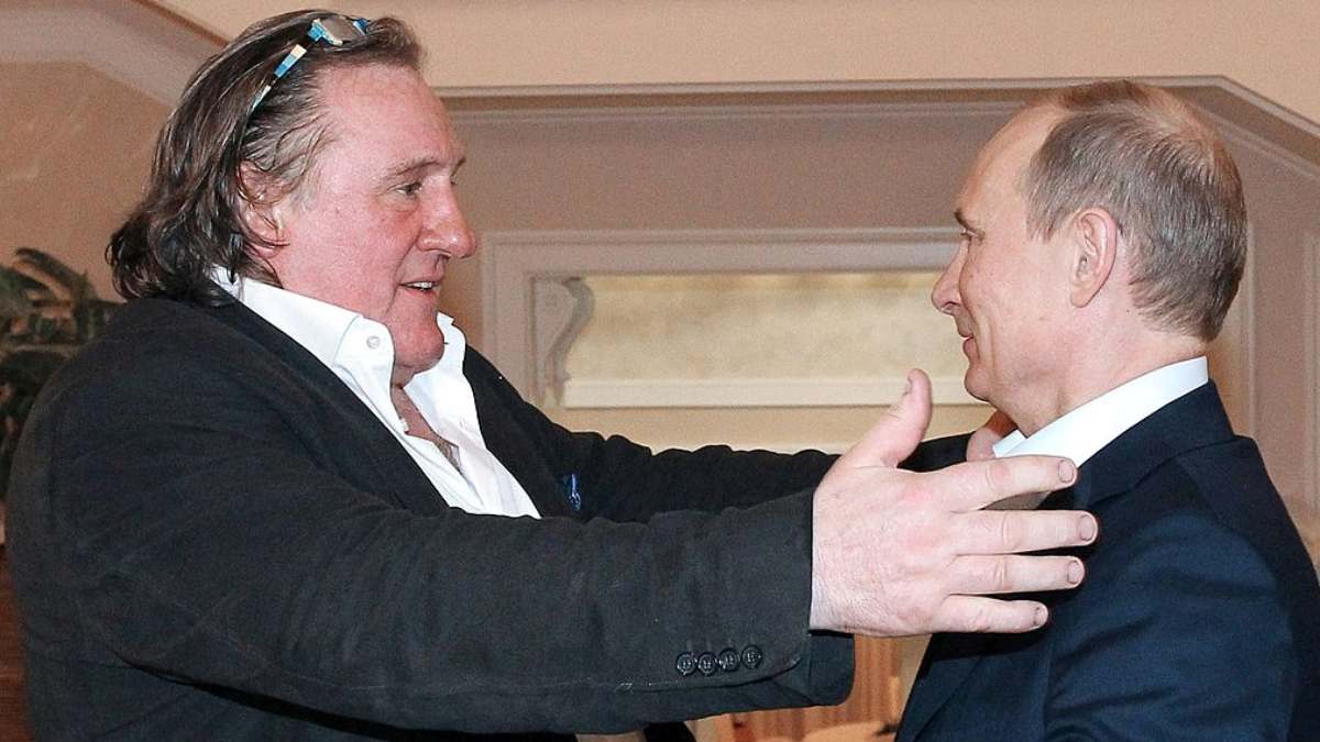 Vladimir Putin Gerard Depardieu