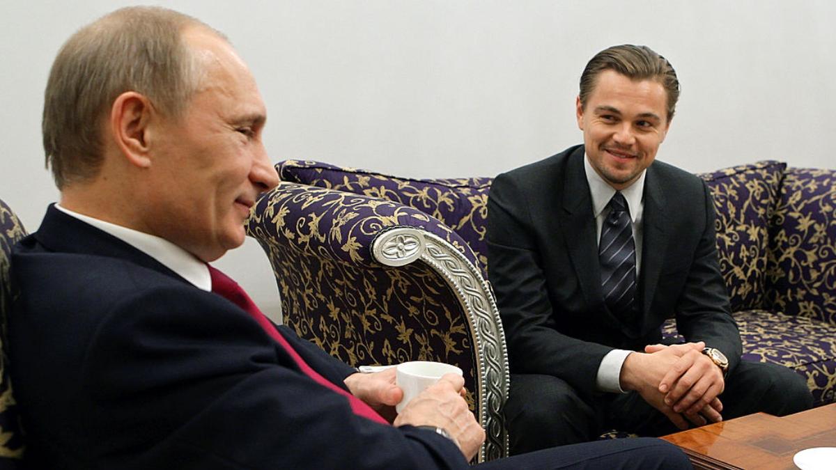 Vladimir Putin Leonardo DiCaprio