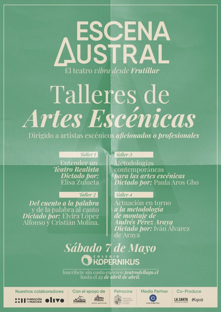 Afiche Artes Escenicas