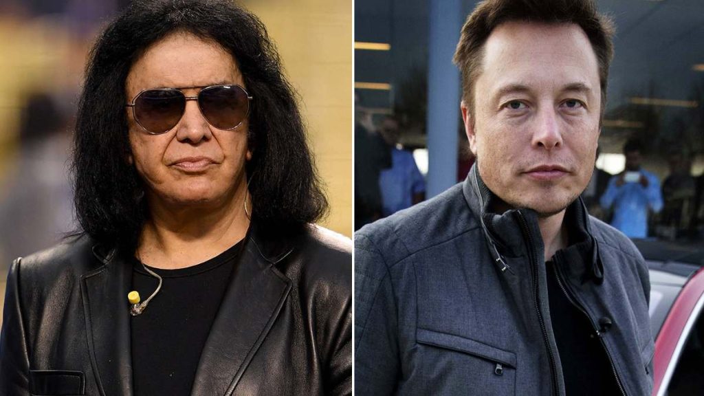 Gene Simmons. Elon Musk